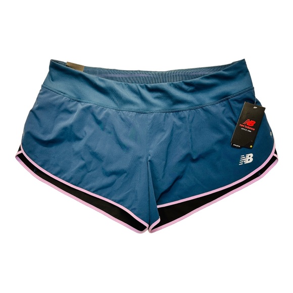 New Balance Women's 3 Inch Impact Running Shorts - NorthSea Blue - Picture 2 of 14